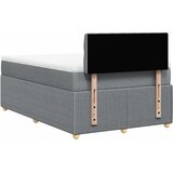  Krevet s oprugama i madracem svjetlosivi 120x190 cm od tkanine | shoptok.hr