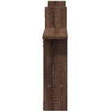  Zidne police 2 kom boja smeđeg hrasta 50x12x50 cm drvene | Eponuda.ba