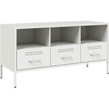 Maison Chic TV omarica - TV stojalo - Televizijska omarica bela 100,5x39x50,5 cm jeklo, (21701416) Cene