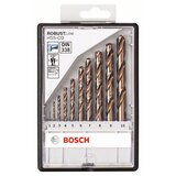 Bosch 10-delni Robust Line set burgija za metal HSS-Co 2607019925, 1; 2; 3; 4; 5; 6; 7; 8; 9; 10 mm | ePonuda.com