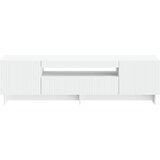  LED TV kabinet Bijela Konstruirano drvo | shoptok.hr