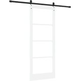  Klizna vrata Bijela i crna 83 x 211 cm | shoptok.hr