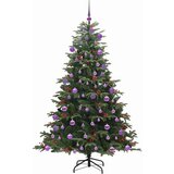 vidaXL Umestno božično drevo Zelena 180 cm PVC, kovina in plastika | Shoptok.si