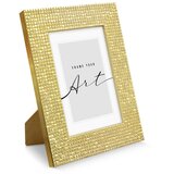 knor Plastičen stoječ in stenski okvir v zlati barvi 18x23 cm | Shoptok.si