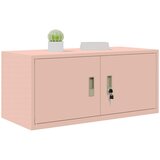 vidaXL Omarica za shranjevanje Roza 90 x 40 x 40 cm Jeklo, (5000152844) | Shoptok.si