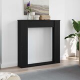  Okvir za kamin crni hrast 100x20x100 cm inženjerski drvo | shoptok.hr