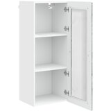  Zidni stakleni ormarić Betonski sivi 40 x 31 x 100 cm | shoptok.hr