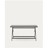 Kave Home Kovinska vrtna jedilna miza 70x140 cm Torreta - | Shoptok.si