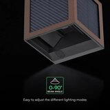 LED solarno zidno svetlo sa senzorom LED/9W/3,7V 3000/4000/6000K IP65 2600mAh braon | Eponuda.com