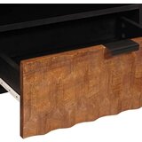 TV ormar Finš acacije smeđa 80 x 33 5 x 46 cm Čvrsto drvo manga | shoptok.hr