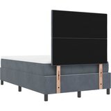  Krevet s opruga kutije Tamno siva 200 x 120 cm Baršun | shoptok.hr