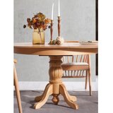 Hanah home eva - natural natural extendable dining table & chairs set (4 pieces) | ePonuda.com