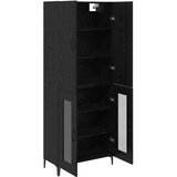  Highboard Crni hrast 69,5 x 34 x 180 cm Konstruirano drvo | shoptok.hr