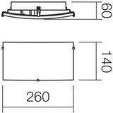  redo 05-903 - plafonsko svetlo iside 1xE27/42W/230V prozirno | Eponuda.com