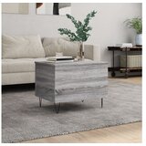 vidaXL Klubska mizica siva sonoma 60x44,5x45 cm inženirski l | Shoptok.si