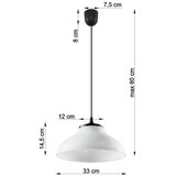 Sollux SLA.0718 - visilica na sajli CORONA 1xE27/60W/230V | Eponuda.com