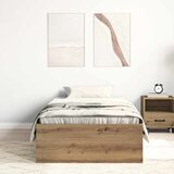  Okvir kreveta bez madraca boja hrasta artisan 75x190 cm | Eponuda.com