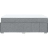 vidaXL Krevet s oprugama i madracem svjetlosivi 120x190 cm od tkanine | shoptok.hr