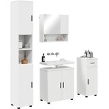  Set namještaja za kupaonicu s ladicama Zidne 4 pcs Bijelo | shoptok.hr