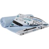 Medi Partners Blanket 75x100 cotton + cotton Waffle – Cars + blue waffle | ePonuda.com