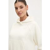Reebok Bombažen pulover ženski, bež barva, s kapuco, 100214102 | Shoptok.si