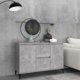  Komoda siva boja betona 104 x 35 x 70 cm od iverice | shoptok.hr