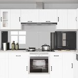 vidaXL Zaščita za kuhinjo 2 pcs Temno siva 120 x 60 cm kaljeno steklo | Shoptok.si