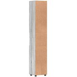 vidaXL Kupaonski ormar s pohranom Sivi hrast sonoma 37 x 31.5 x 203 cm | shoptok.hr