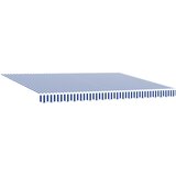 vidaXL automatska uvlačiva tenda plava i bijela 450x300 cm | shoptok.hr