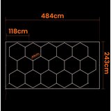  LED Stropno svetlo LED/696W/85-265V 4000K 484x243 cm CRI 90 IP44 bela | Eponuda.com