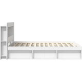  Okvir kreveta s pohranom Bijela 160 x 200 cm Konstruirano drvo | Eponuda.com