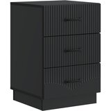  Noćni ormar s ladicama Crna 43 x 41 x 63,5 cm Konstruirano drvo | shoptok.hr