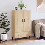 vidaXL Visoka omara sonoma hrast 69,5x31x115 cm inženirski les Cene