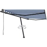  Prostostoječa avtomatska tenda 400x300 cm modra/bela, (20729012) | Shoptok.si
