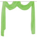 Furnova Prosojna Zavesa 140 x 600 cm Zelena, (21918225) | Shoptok.si