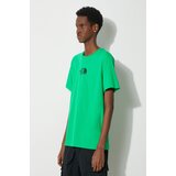 The North Face Pamučna majica M S/S Fine Alpine Equipment Tee 3 za muškarce, boja: zelena, s tiskom, NF0A87U3PO81 | shoptok.hr