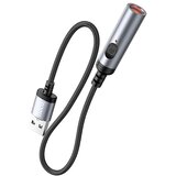hoco. adapter za vžigalnik na USB-A priključek UA30 30 cm - črn | Shoptok.si