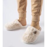 Gemre Beige warm slippers with Alessio patch | shoptok.hr