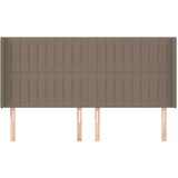  Uzglavlje s ušima smeđesivi 163x16x118/128 cm od tkanine | shoptok.hr