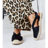 Gemre Black espadrilles with an open heel Tharna | Shoptok.si