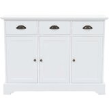 vidaXL Komoda s 3 vrata od MDF-a i borovine 105 x 35 x 77,5 cm | shoptok.hr