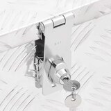  Kutija za pohranu srebrna 70 x 31 x 27 cm aluminijska | Eponuda.ba