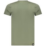 MIlitary Academy muška majica kratkih rukava s vezom orla i trobojnim grbom maslinasta | shoptok.hr