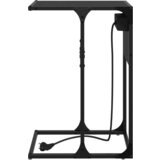 vidaXL Nočna omarica Črni hrast 41.5 x 26 x 60.5 cm Konstruiran les | Shoptok.si