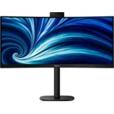 Monitor 34B2U3600CH 34" Curved, VA, 21:9, 3440x1440 (WQHD), 1500R, 120Hz, 4ms, 300 cd/m2, 3500:1, HDR10, Adaptive Sync, 5.0 Mpixel Webcam, 2xHDMI, 1xDP, 1xUSB-C (DP Alt mode, PD 90W),