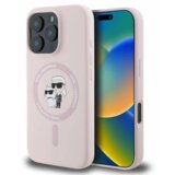 Karl Lagerfeld originalen ovitek magsafe iphone 16 pro max - full bodies - roza - KLHMP16LSCMKCRHP Cene