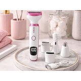  5 u 1 bežična baterija. lcd epilator i aparat za brijanje dlačica usb ružičasti | shoptok.hr