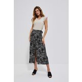 Marisse Patterned Viscose Skirt L-Sc-3719 Black | Eponuda.ba