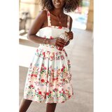 Fasardi Blue floral print princess dress | shoptok.hr