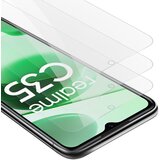 Cadorabo Realme - zaščitnim filmom v visoki prosojnosti - 3 -paket kaljeno zaščitno steklo v 9H trdoti s 3D združljivostjo na dotik, (20695301) | Shoptok.si